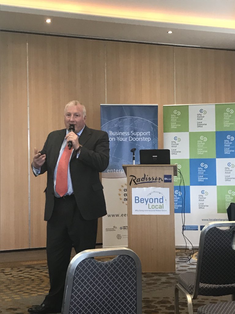 LEOTipperary's tweet photo. Brian Colgan @SBCIreland addressing #beyondlocal conference organized by #LocalEnterprise gives market overview - outlook positive but challenges remain. https://t.co/QgSLVuk4Z7