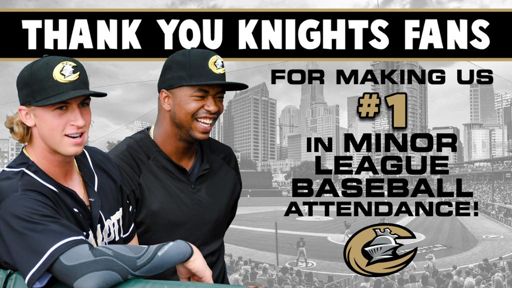 JUST ANNOUNCED: We led <a href="/MiLB/">Minor League Baseball</a> in attendance (average per game &amp; overall) in 2018. 

Thank you fans for all of your support! We couldn't do it without you!

READ:: bit.ly/MiLBAttendance…