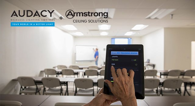 The AUDACY Wireless Lighting Control System &amp; Armstrong Ceilings Low Voltage DC Ceiling Grid is featured in the West Coast Lighting Insider Newsletter in partnership with LightShow West &amp; LED Specifier Summit – NW.  bit.ly/2wxjRwR