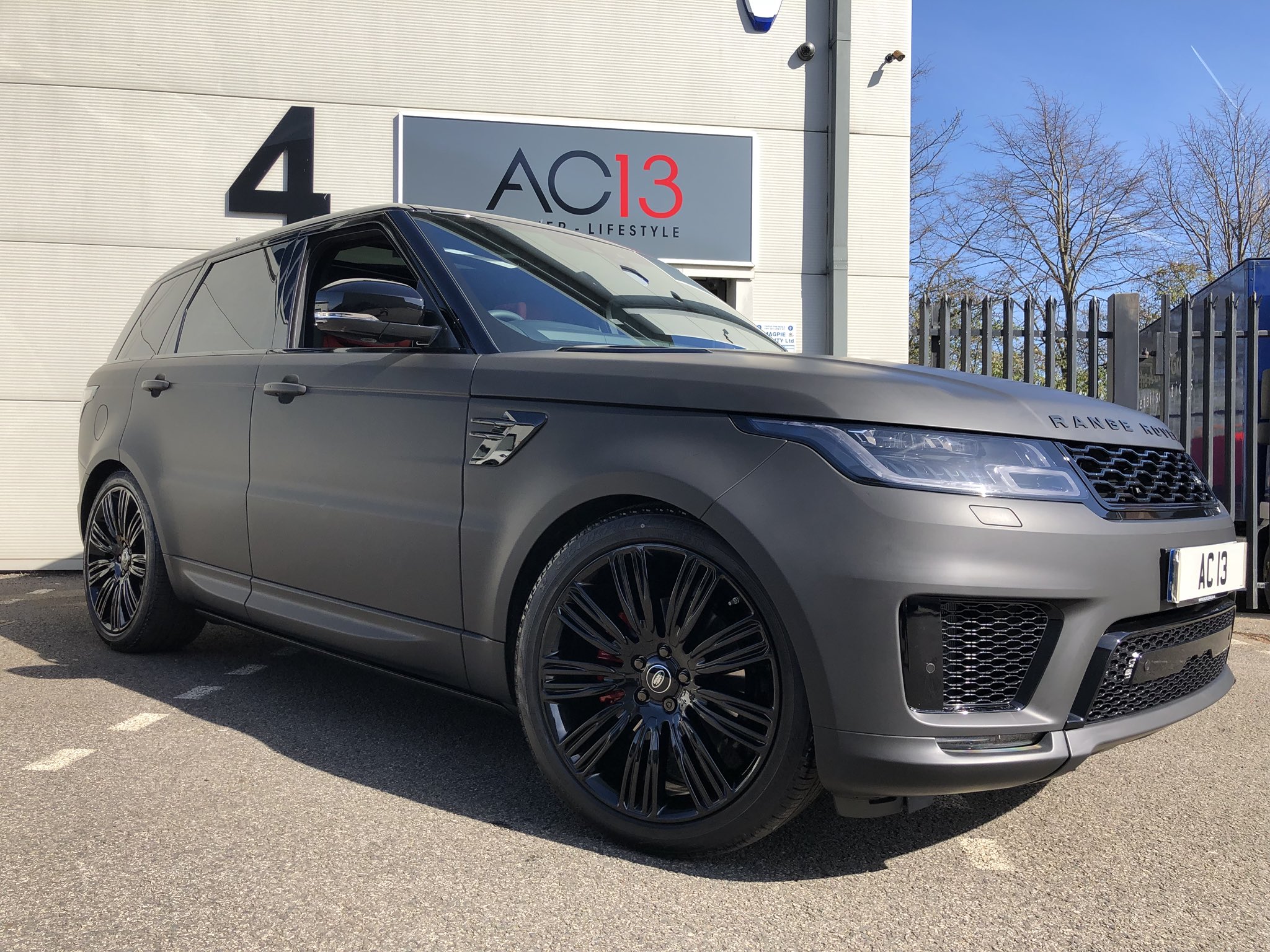 Matte black 2024 range rover