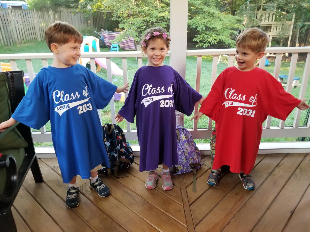 First day of kindergarten x3!
#APSBack2School