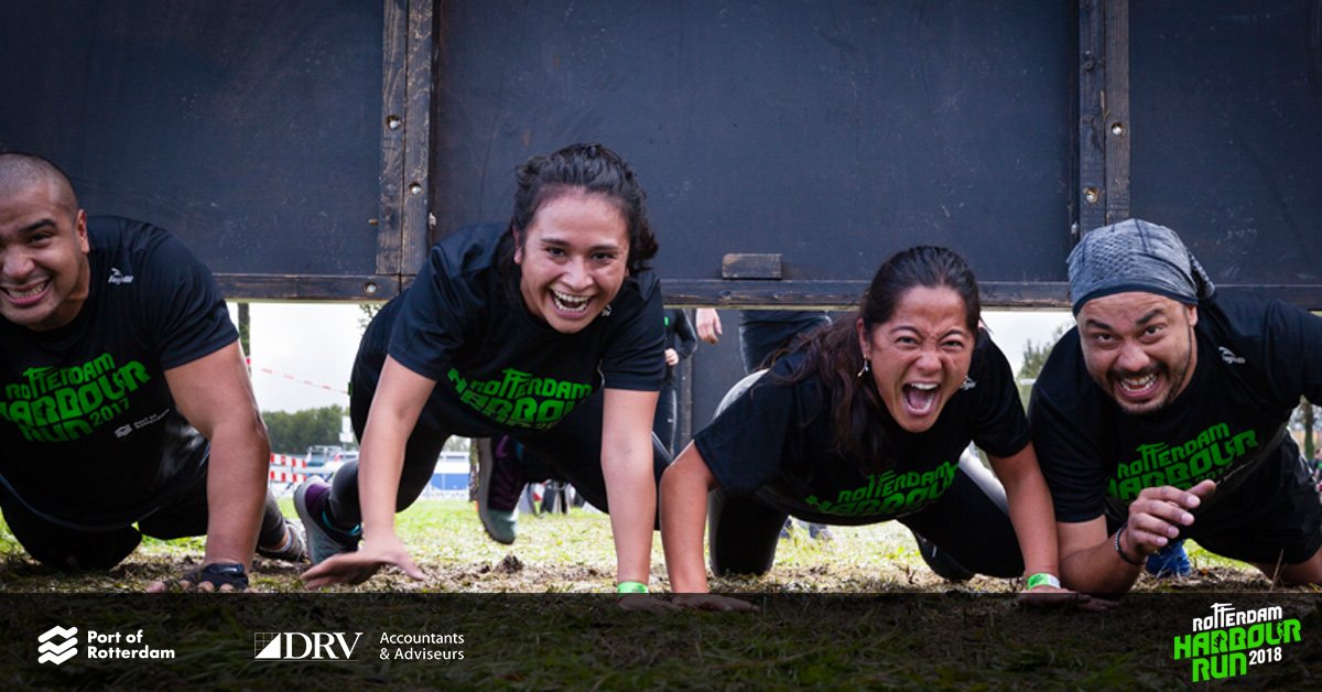 Mis het niet en doe mee aan de enige obstacle run waarbij je door de haven rent ⚓️! 90% van de startbewijzen is al verkocht 😱.
💪 25 toffe obstakels
🏃 6 of 10 km door de Rotterdamse haven
🥇 7 oktober 2018
🎟 harbourrun.nl