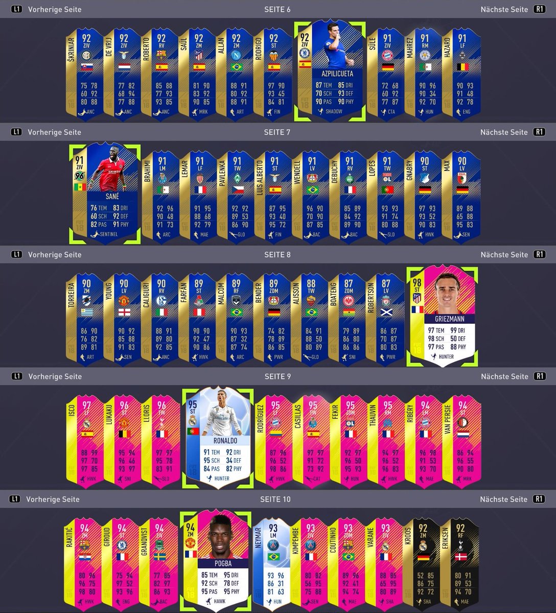 FoxTradingFUT's tweet photo. My final FIFA Ultimate Team Club! 😇

I guess I have killed the game. 👊🏾

Stay tuned! I will give you a lot of trading tips in FUT 19, so you will  reach a great team aswell in FUT 19 if you follow my tips. https://t.co/pdsyfZbv93
