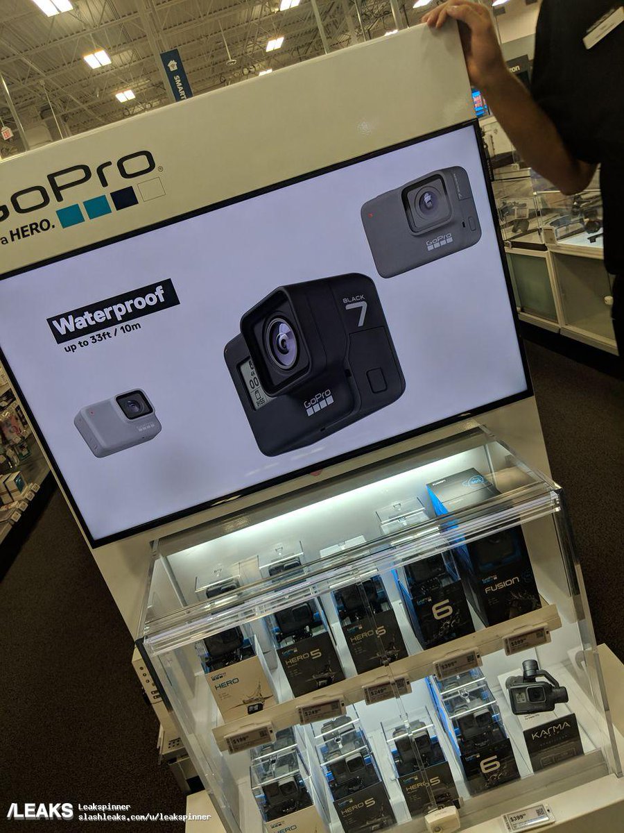 Leaks On Twitter Gopro Goprohero7 Gopro Hero 7 Camera Spotted On Best Buy Store Display Https T Co Fzhoa2rtbs