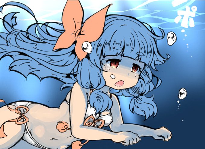 葵ちゃん潜水中...(2分くらい経過したころ 