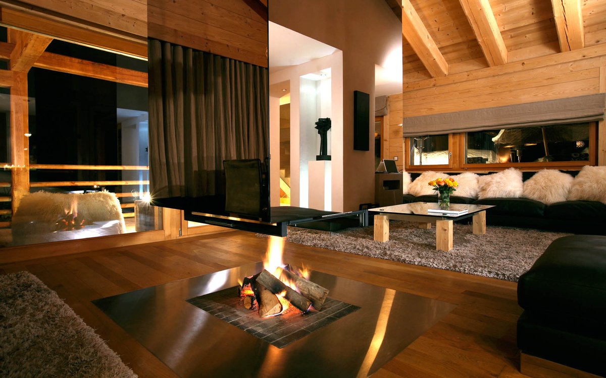 FireflyCollectn's tweet photo. We love this #fireplace at Chalet Spa Verbier - it makes an excellent #centrepiece to the room.
#luxuryskichalet #skichalet #luxurytravel #design #mountains #skiing #fireflycollection https://t.co/RVyBglSJRZ