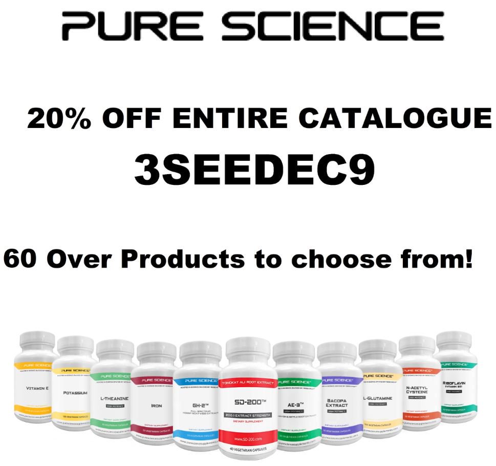 Pure_Science_S's tweet photo. 20% OFF ENTIRE CATALOGUE 3SEEDEC9 Over 60 Products to Choose From! https://t.co/7kpBQJ8cGj #nutrition #health #food #supplements #supplementsthatwork #supplementsale #supplementswithpurpose #vitamins #promotions #promotionalproducts https://t.co/5yl0AeUgTs