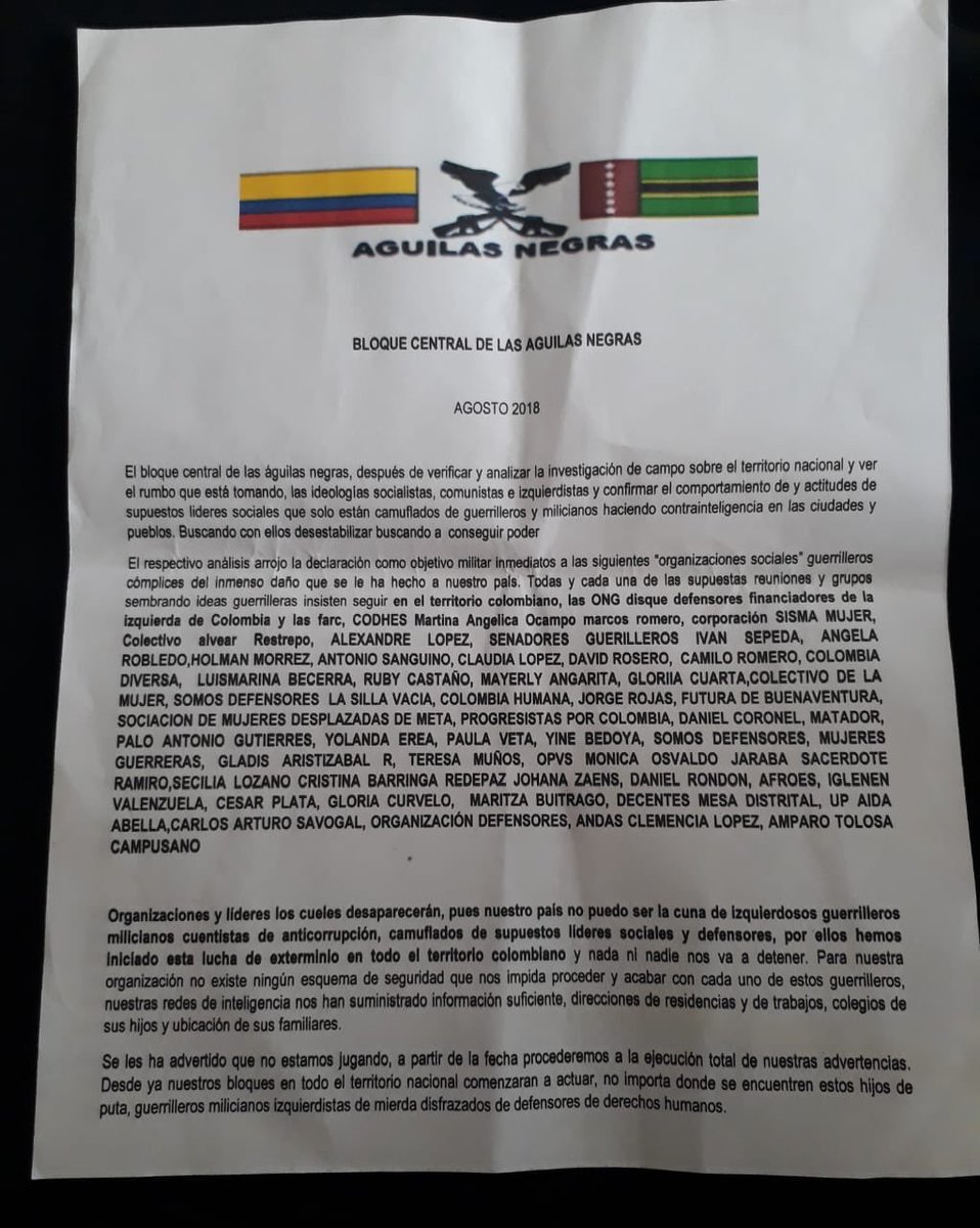 PorMisMaestros - Conflicto Interno Colombiano - Página 9 DmQ4jCJX0AAzvmJ