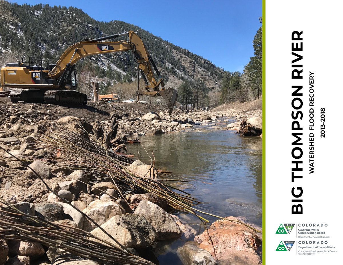 JeffreyWSickles's tweet photo. Big Thompson River Watershed Flood Recovery; a summary of Colorado's approach to flood recovery following the 2013 floods. #flood#recovery#watershed#resilience#innovation#natural#beneficial#function https://t.co/viS2xX4kQG https://t.co/Nn9sl1p30S