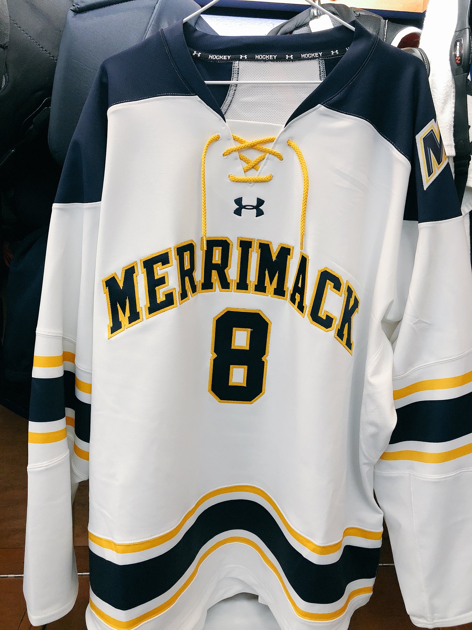 merrimack hockey jersey