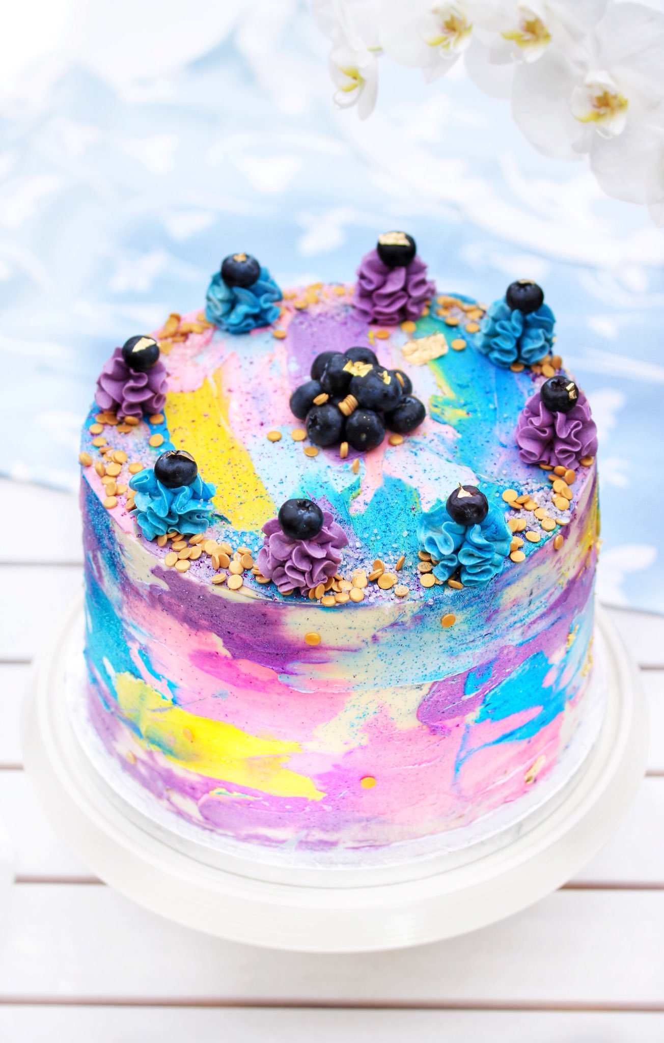 KimJoy on Twitter "Blueberry and lemon cake ready for tonight’s