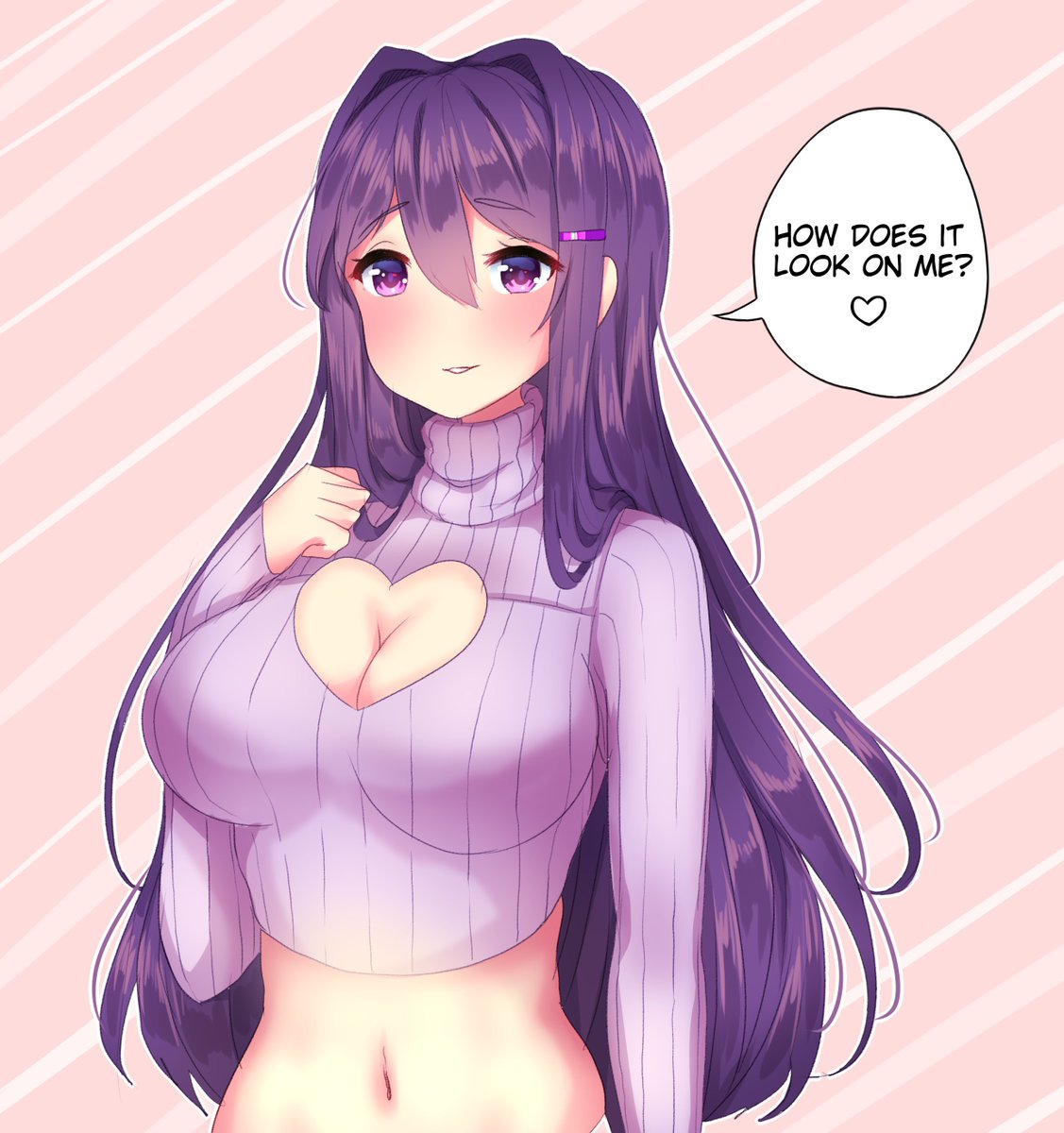 more #DDLC fanart, this time of #yuri !! 