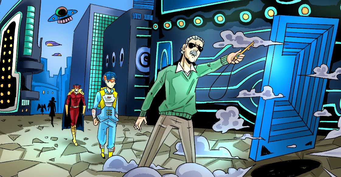 If you could tag along with Stan Lee anywhere in the world, where would you want to go? See where the team travels with Stan the Man in Book 2, Chapter 5 of STAN LEE’S WORK FORCE. #stanleesworkforce
therealstanlee.com/chapters/stan-…