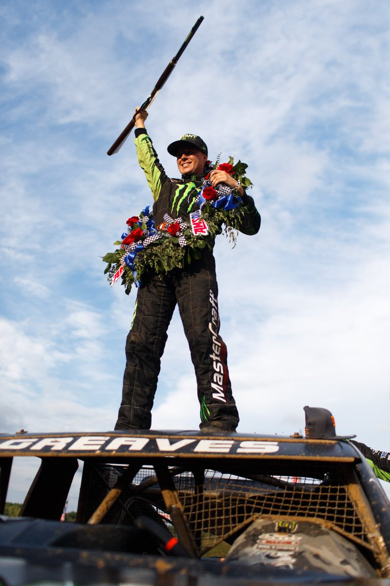 MonsterEnergy's tweet image. Let&apos;s give it up for @CJGREAVES33 on locking up the 2018 #Pro4 Championship after a dominant performance at Crandon!!!!