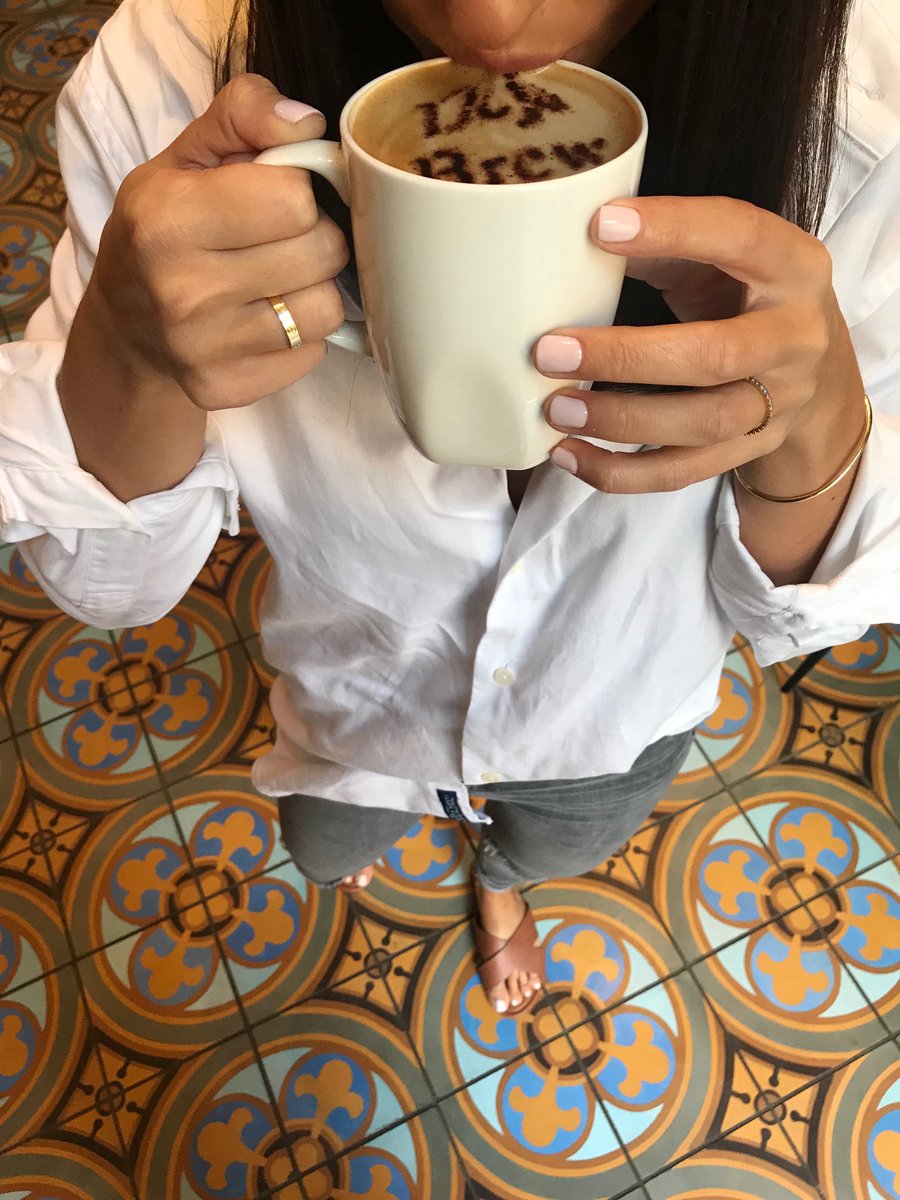 DessertLady_TO's tweet photo. Déjà Brew, Latte number two! (and it's not even 9:00AM 😂) #LongWeekendRecovery #ButFirstCoffee #Coffee https://t.co/vaG7ZCiBp2
