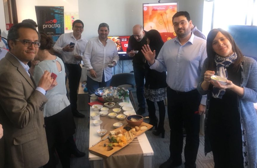 PractiaGlobal's tweet photo. #Ahora #EnChile
Primera reunión global de @PractiaGlobal sobre #smartBPA en Chile con exposiciones a cargo de @svazquez_soler
"Las empresas que no #automaticen corren el riesgo de desaparecer"
#Digital #Management #DigitalTransformation #Practia https://t.co/RlH4JyM0Y7