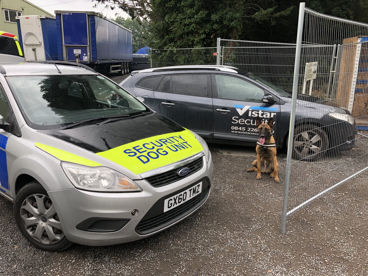 VistarSec's tweet image. Vistar dog units on task