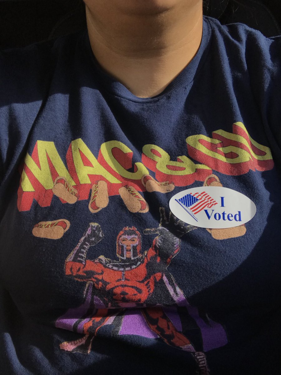 giannax46's tweet image. @MACandGUpodcast representing the people of #MApoli today in the primaries #Macneto 🌭 

40/40 doing your civic duty