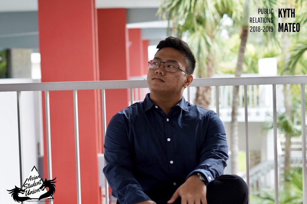 Please welcome our 2018-2019 Public Relations, Kyth Mateo!