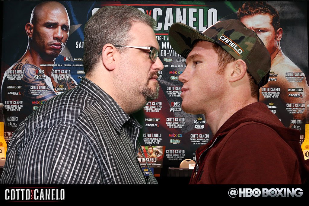 Fred Sternburg on Twitter "Looks like Canelo is about to run from you