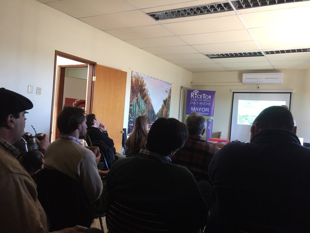 rice_tor's tweet photo. Presentación de 🌾🌾RiceTor 🌾🌾en Bella Unión #AgTech Gracias @ACAoficial por dejarnos compartir el espacio con @INIA_UY y @BASF. https://t.co/YDqwgHV1G7