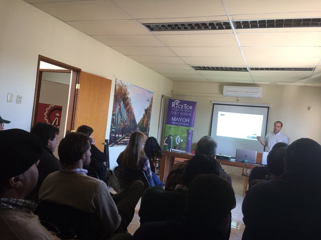 rice_tor's tweet photo. Presentación de 🌾🌾RiceTor 🌾🌾en Bella Unión #AgTech Gracias @ACAoficial por dejarnos compartir el espacio con @INIA_UY y @BASF. https://t.co/YDqwgHV1G7