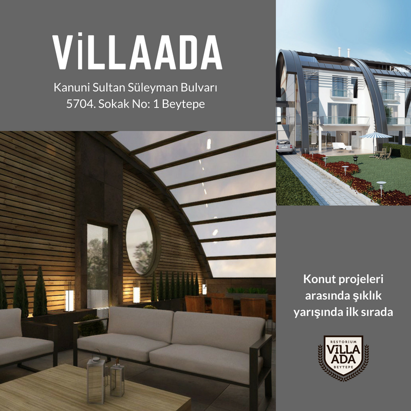Konut projeleri arasında şıklık yarışında ilk sırada #RestoriumVillaada