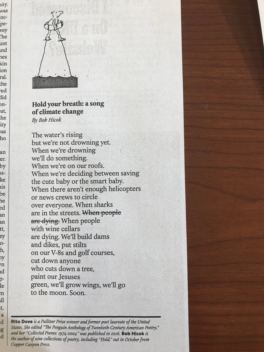 A climate change poem for your Monday morning: