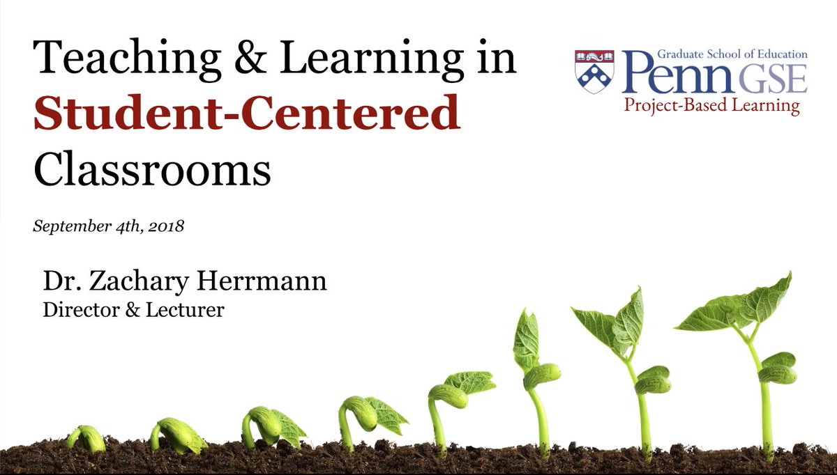 zachherrmann's tweet image. Essential Question for today’s #TLSCC course session at @PennGSE: What makes a learning experience “authentic?” #PennPBL