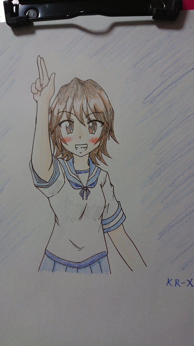 #艦これ版深夜の真剣お絵描き60分一本勝負
#艦これ版真剣お絵描き60分一本勝負_20180904
深雪だよ 
