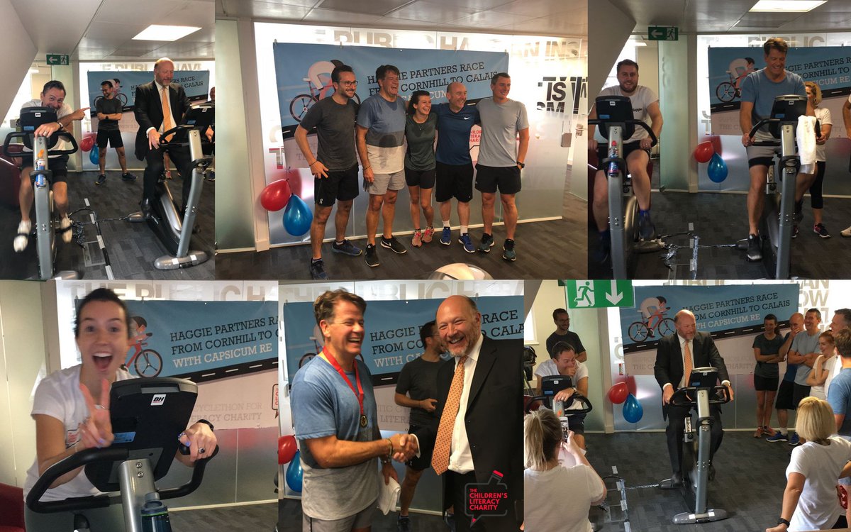 HaggiePartners's tweet photo. An amazing day here at Haggie HQ! Thank you so much @CapsicumRe for being a huge part of a fantastic fundraising day for the @childsliteracy. Oh and congratulations for winning the race to Calais! Fully deserved! 🏆 @simonbehagg https://t.co/MCXULKt1DP 🚴‍♂️🚴‍♂️🚴‍♂️ https://t.co/NSfJcbPJG0