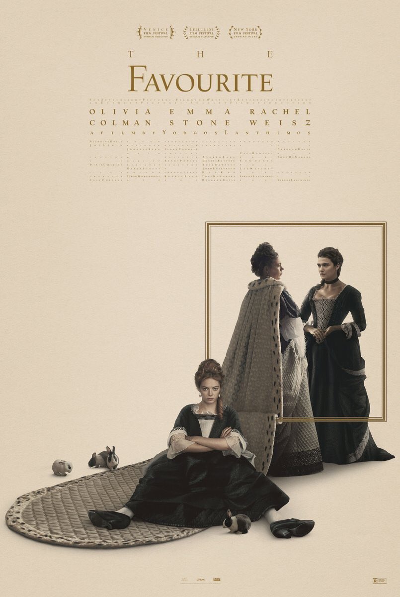 โปสเตอร์ใหม่จากภาพยนตร์ #TheFavourite 

นำเเสดงโดย Olivia Colman, #EmmaStome และ Rachel Weisz จะเข้าฉายวันที่ 23 พฤศจิกายน 2018 นี้