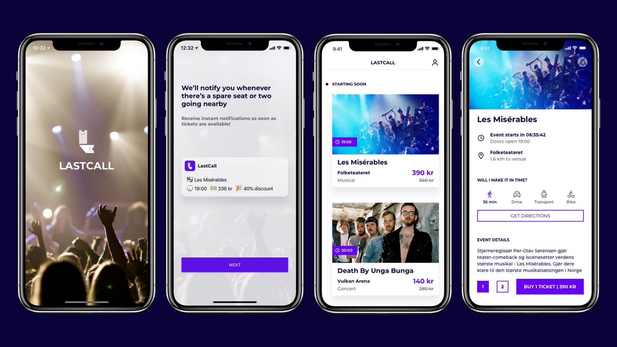 Ny medlemsfordel🔥😄🔥 Last Call hjelper arrangører med å selge ut sine arrangement - samtidig som brukerne av appen får tilbud om siste-minutts billetter, rett i lomma. Enkelt og greit. Kom i gang: bit.ly/2NMwmMe