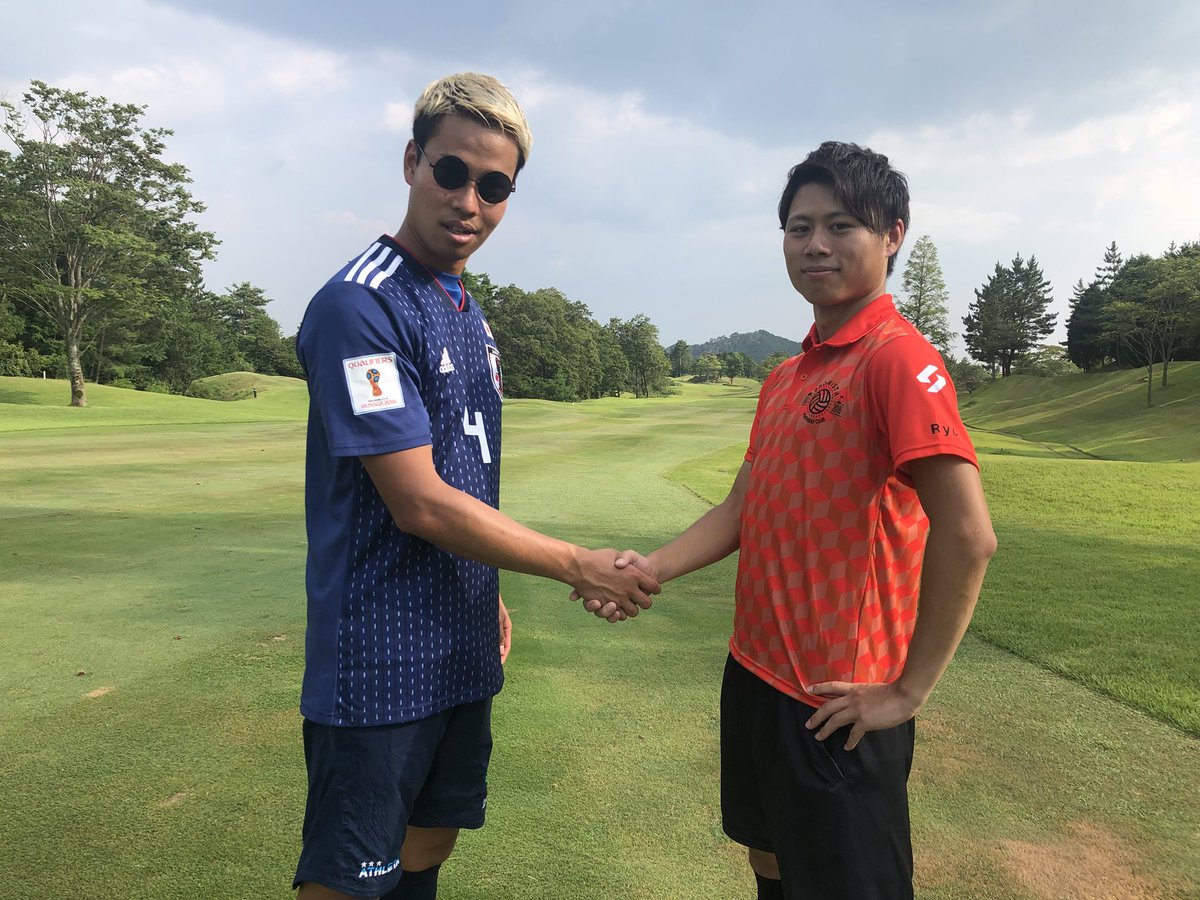 Bromista Footgolf Club 新加入選手 本田圭佑選手 のモノマネyoutuber Makihika Makihikac サッカー界だけでなく フットゴルフ界にも旋風を巻き起こす ポテンシャルの高さはピカイチ チャンネル登録まだの方は今すぐ T Co Ayye2f5zcf