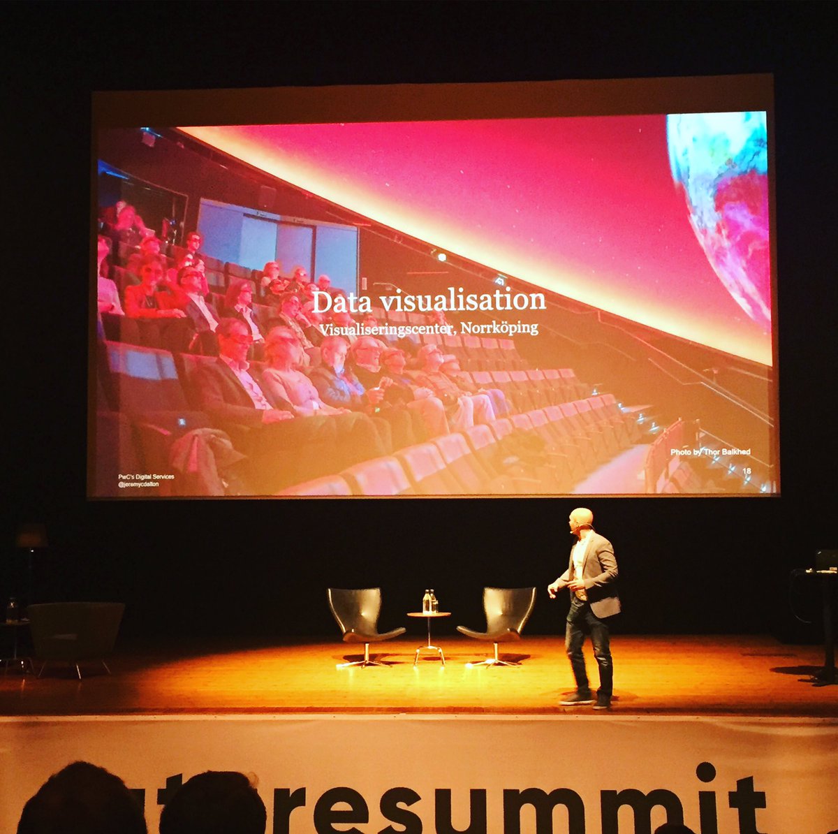 - Visualiseringscenter i Norrköping håller världsklass! Har varit ett mantra under dagen! 🏆#futuresummit #norrköping