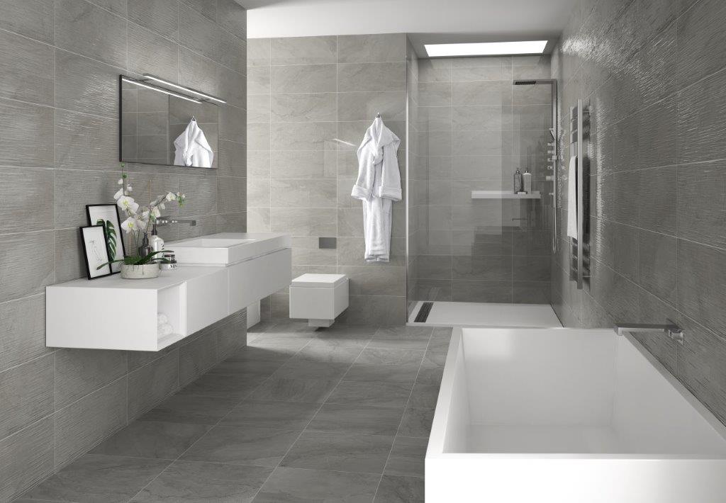 Where do you go to escape after a hectic day? It's all about the tiles! #bathroomretreat