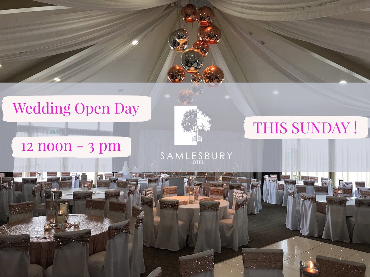 We have our wedding open day THIS Sunday!! Come along between 12noon - 3pm to see our beautiful Canberra suite dressed for a wedding and also speak to our team to discuss your wedding day 🥂💍
#weddingopenday #prestonweddingvenue #lancashireweddingvenue #makingyourdreamsareality