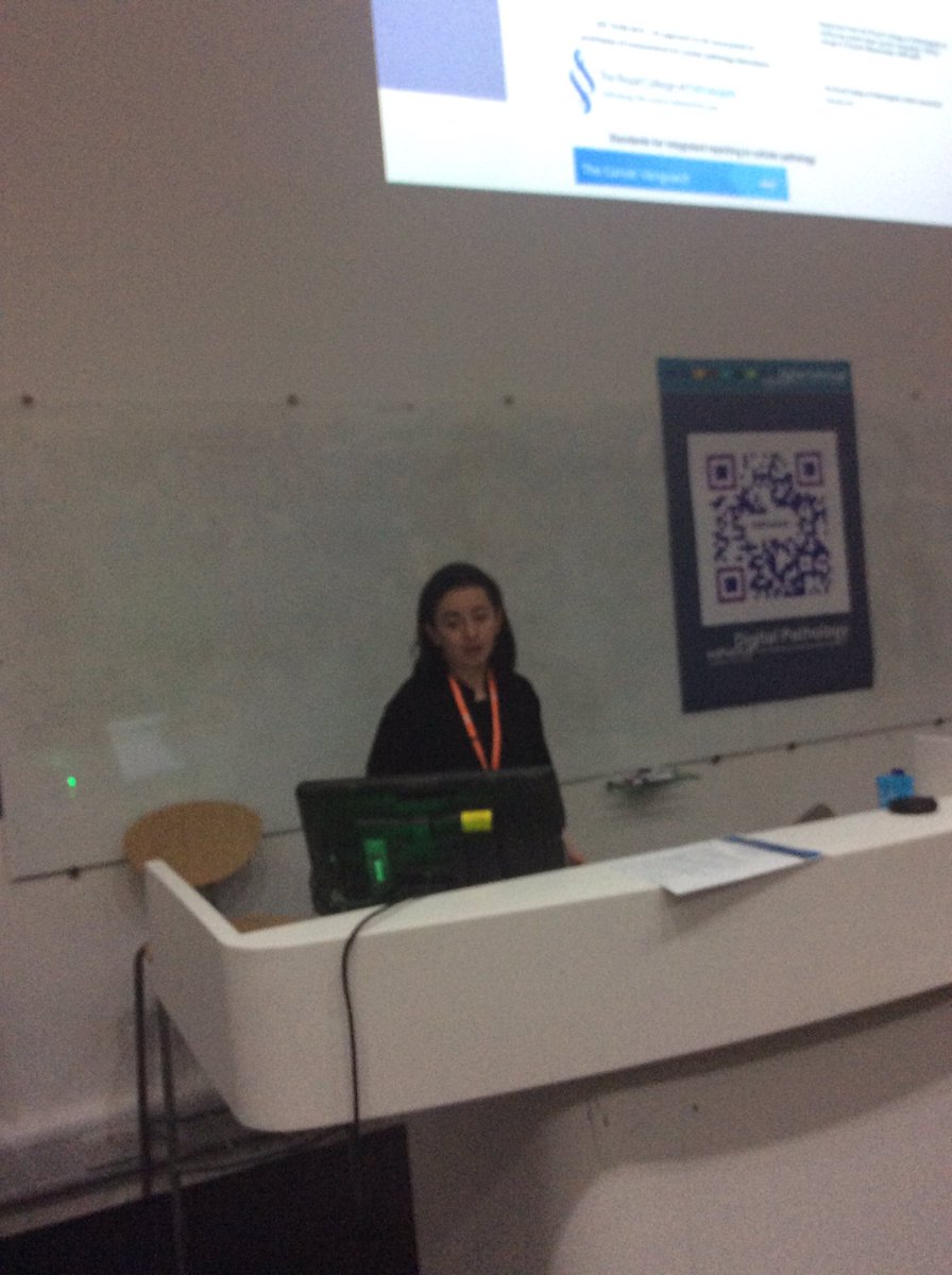 labmedinno's tweet photo. Dr Luisa Motta presenting at #dPath18 https://t.co/DGHpO2iyDd