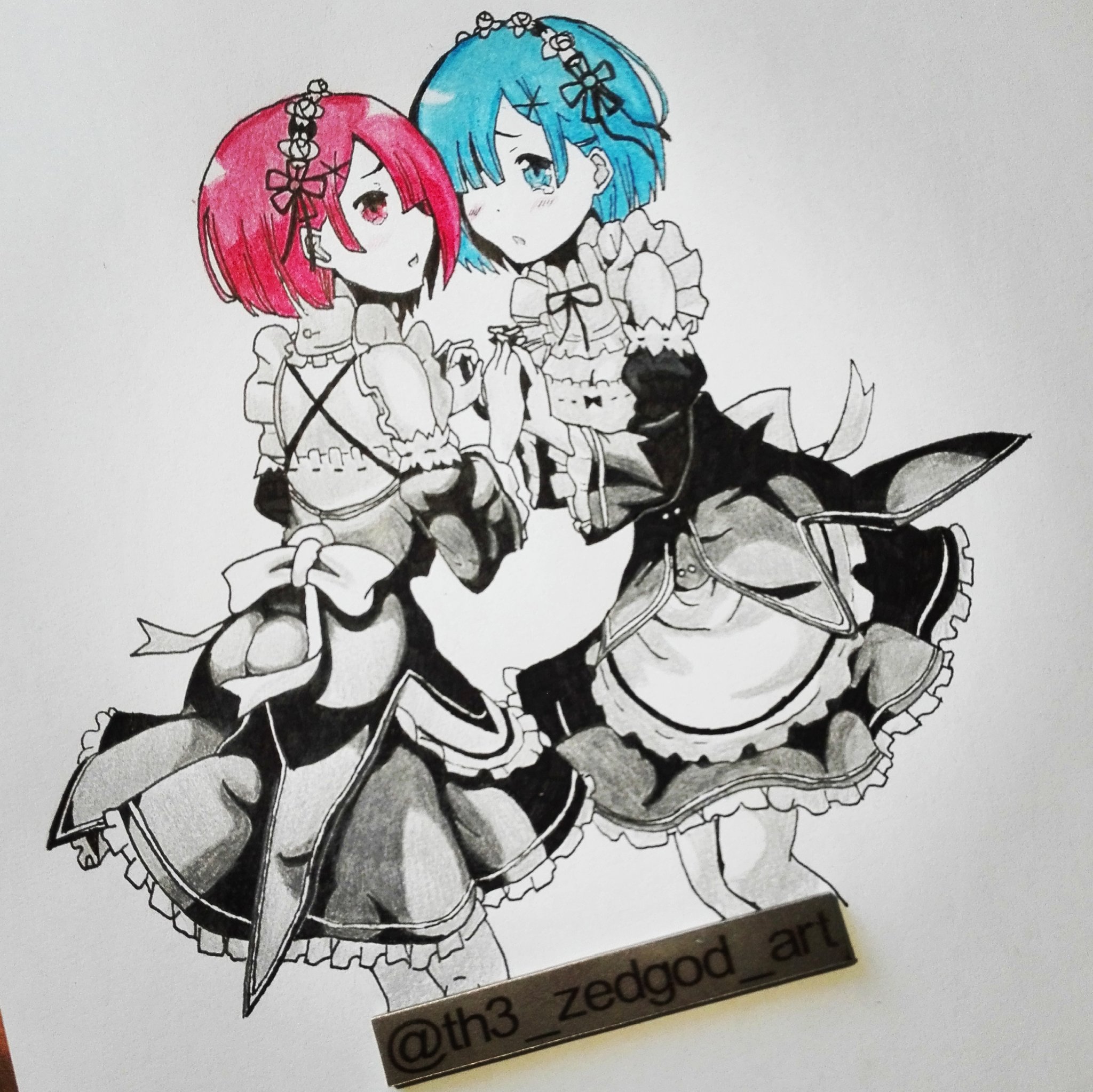 Ælte Kriger Tilmeld th3_zedgod_art on Twitter: "#rezero #rem #ram #anime #manga #art #fanart  #sketch #drawing https://t.co/cHkomL0Tjj" / Twitter