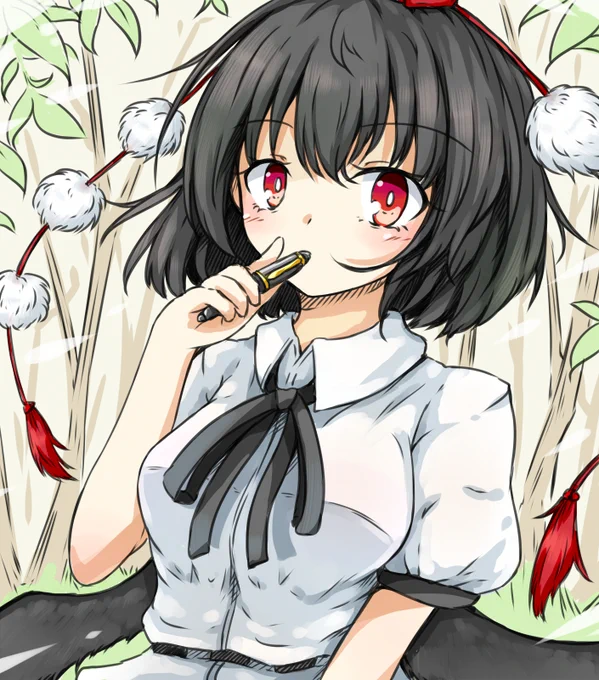 #深夜の真剣お絵描き60分一本勝負
文ちゃん 