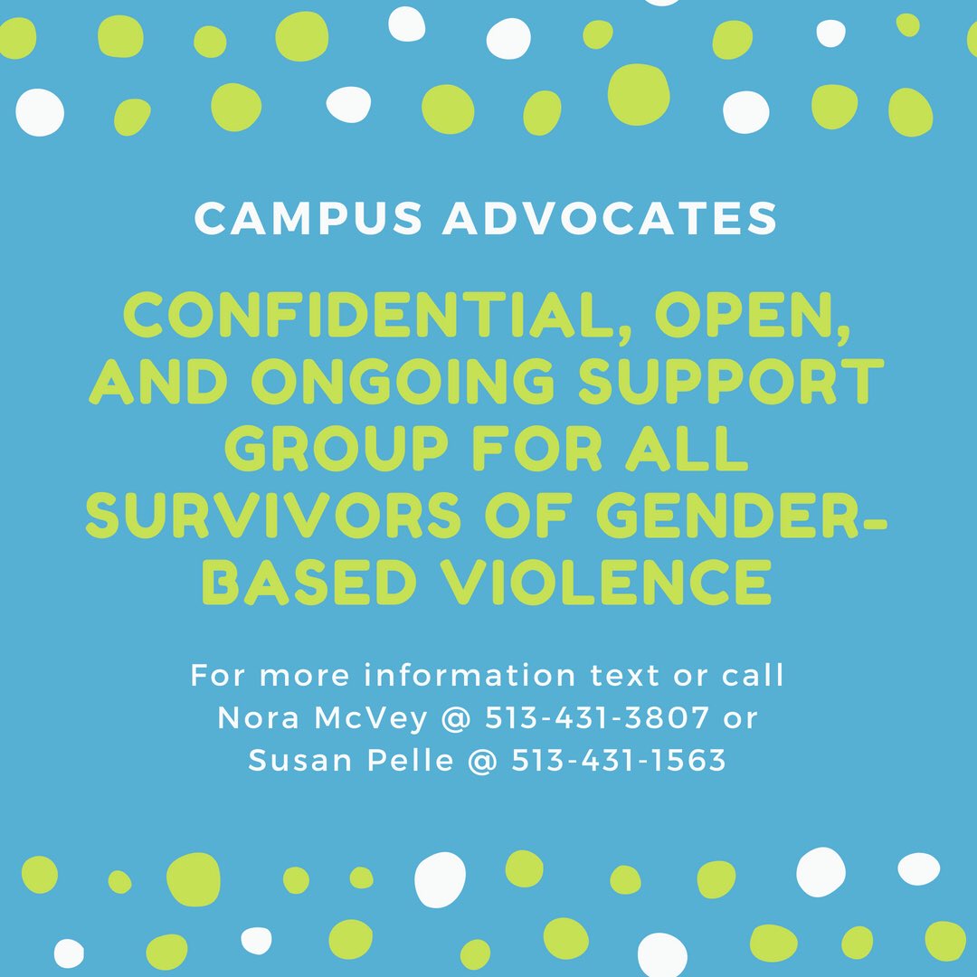 Happy Tuesday! Our Support Group starts this week. It is confidential, ongoing, and open to ALL survivors of gender-based violence. Text us for more details. And please share. Thank you. Have a beautiful day.