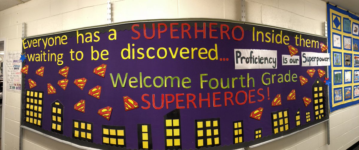 DebraJoanTaylor's tweet photo. Poultney Elementary Grade 4 students are welcomed back to school.  #Learnerbased #grcsu #VTed https://t.co/Xn4xnrD4jd