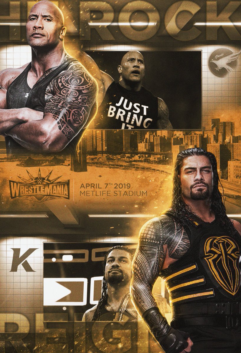fieryfreaknix's tweet photo. Fantasy match-up | Rock vs. Reigns WM35 | collab w/ @its_kt26
โช #wrestling #prowrestling #wwe #wweuniverse #raw #wweraw #smackdown #smackdownlive #nxt #romanreigns #roman #reigns #bigdog #therock #dwaynejohnson #brahmabull #wrestlemania #ppv #wm #poster #art #phoenixgraphics https://t.co/11OFQFWRi2