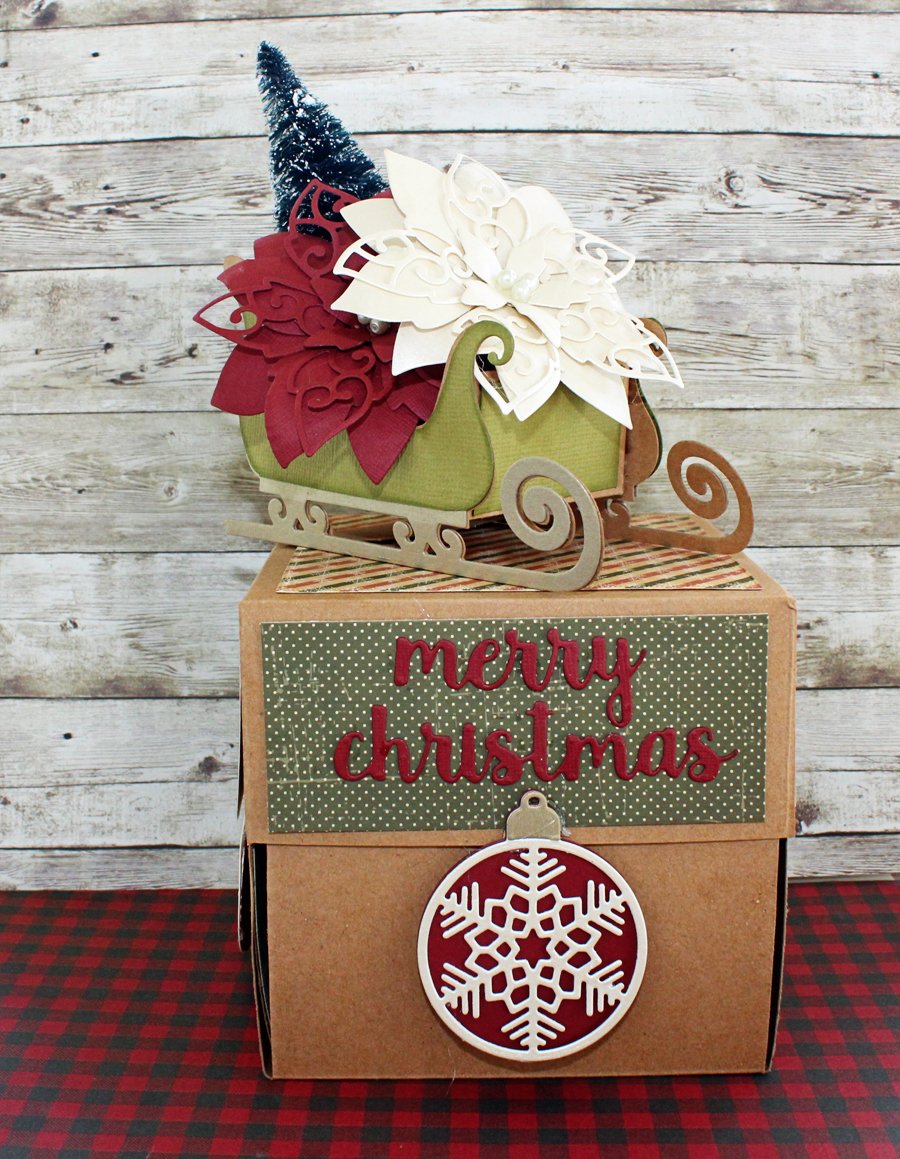 LauraGilhuly's tweet image. #Christmas #explodingbox using @ECraftDesigns awesome #dies and @modascrap papers!  angelbearscraps.blogspot.com/2018/09/christ…