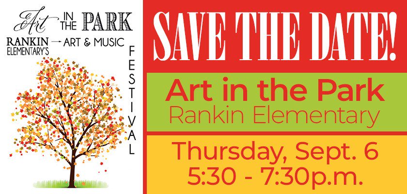 tupeloschools's tweet photo. Mark your calendar for Art In The Park with @rankintpsd. #TPSD https://t.co/KIdvqemxQg