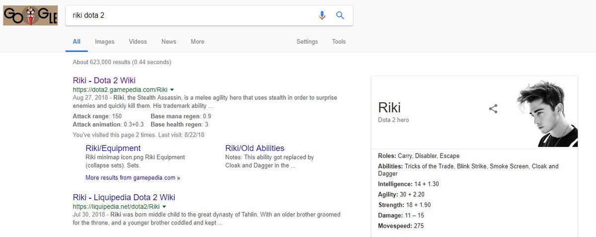 Reddit Dota 2 On Twitter Riki Is Pretty Handsome When Not