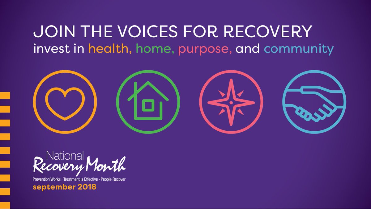EpicBH_stAug's tweet photo. Recovery is real. It happens every day. Join us in spreading the word about Recovery Month 2018! #BreakTheStigma https://t.co/3yVdZgj21K