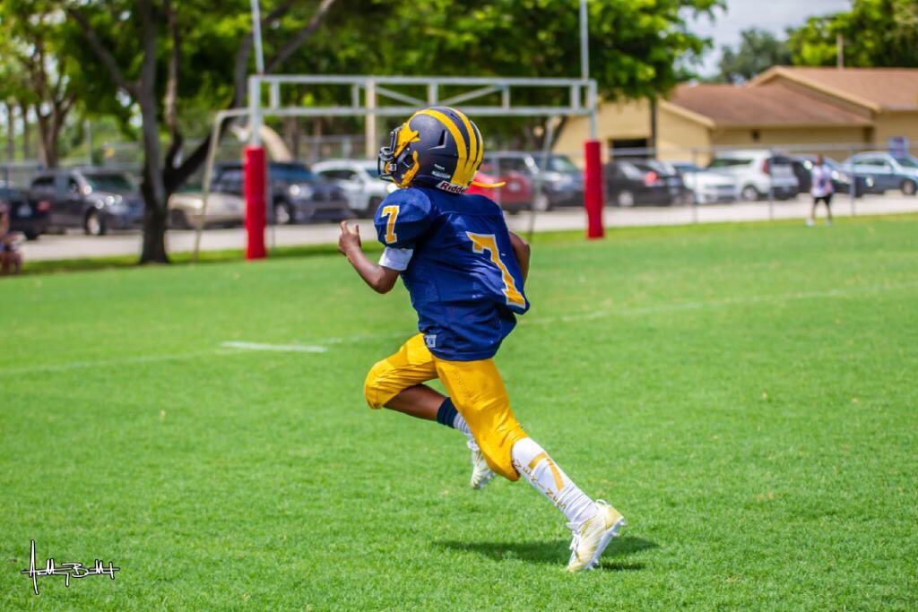 JarrettbrownQB's tweet image. 🌱 #CreatedPlayer #Athlete #YouthSensation  #AntioneWallaceJr. #Youth #Speed99 🌴