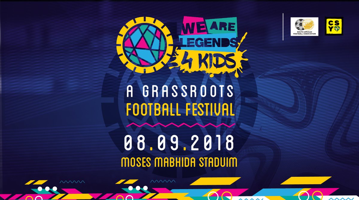 WeAreFootballZA's tweet image. BIG ANNOUNCEMENT: Join @bafanabafana legends conducting grass-roots football clinics at @MMStadium before the game. This is for parents/aunts/uncles with kids/nephews or nieces aged 5-6years in #Durban. Register NOW bit.ly/2oEVrhg #Legends4kids