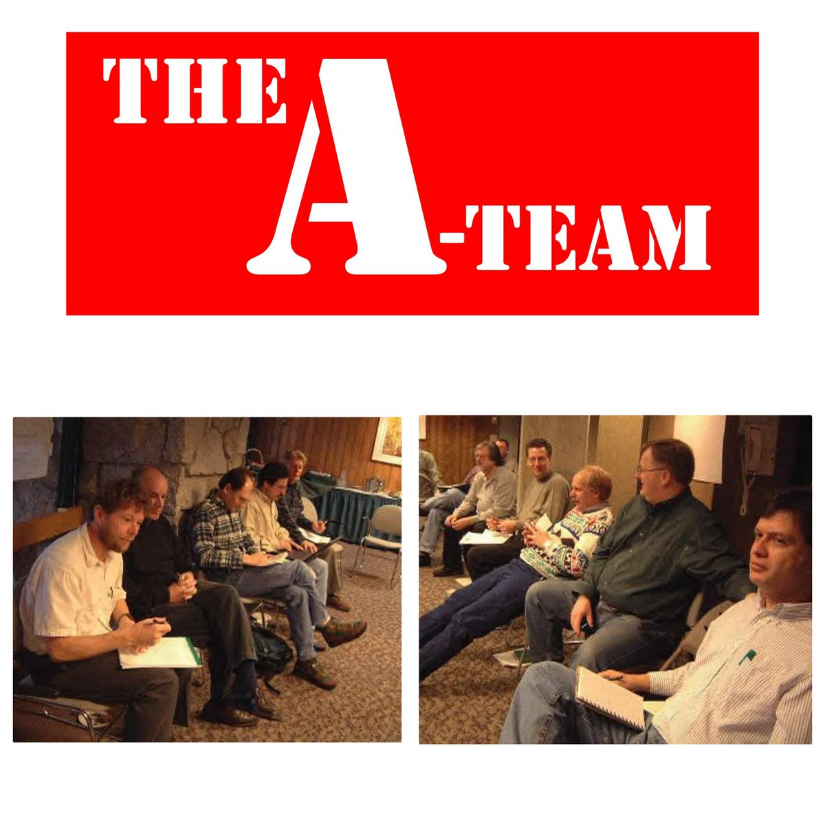 q3scrum's tweet photo. "In 2001, a middle-age commando unit was sent to Snowbird, Utah, by a software court for a crime: they suggested commit to master. These men promptly escaped from an average comfy sky resort to the software development mainstream..."

#Agile #History
Pics by @TotherAlistair. https://t.co/kLrRRySDg9